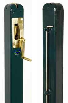Tennis Posts 76mm Square Steel