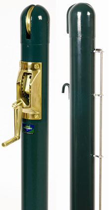 Tennis Posts 76mm Round Steel