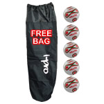 5 x i-Pro Velocity Match Footballs PLUS free ball bag