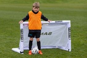 SAMBA 4ft x 2.5ft Folding 3v3 Goal - White Frame