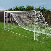 Junior Size 21ft x 7ft 60mm & 76mm Steel Football Goals Socketed