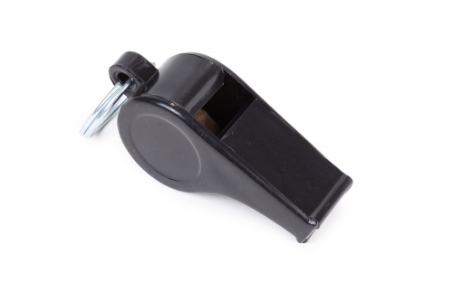 Referee's Whistle - Plastic Black
