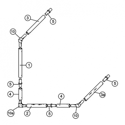 8' x 6' Match Goal Spare Parts