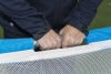 6' x 4' aluminium folding football goal available from Samba Sports 