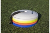 Samba Sports mixed flat marker set of 40 in four colours yellow, orange, white and blue for football training and coaching