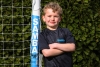 Kids using SAMBA PLAY football goal in the garden