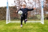 Kids practising shooting with SAMBA PLAY starter goal