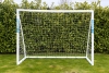 Entry-level SAMBA PLAY football goal set up on grass